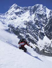 Skiing in Himalaya